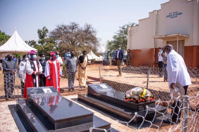 President Museveni at Janan Luwum Burial